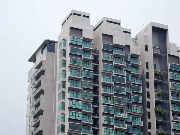Kuala Lumpur Maleisië Juli 2017 Hoog Gelegen Appartementencomplex Met Modern — Stockfoto