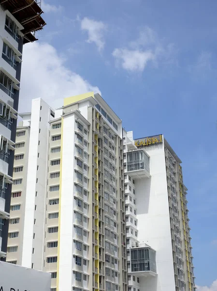 Kuala Lumpur Malaysia July 2017 Edifício Apartamentos Arranha Céus Com — Fotografia de Stock
