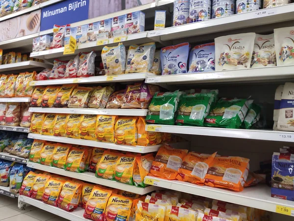 Kuala Lumpur Malasia Septiembre 2019 Alimentos Cereales Envasados Caja Papel —  Fotos de Stock