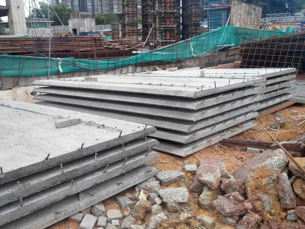 Kuala Lumpur Malaysia June 2017 Precast Concrete Slab Fabricated Factory — Stock Photo, Image