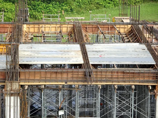 Kuala Lumpur Malaysia June 2017 Precast Concrete Slab Fabricated Factory — стоковое фото