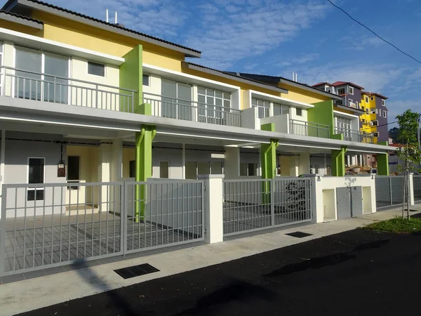 Kuala Lumpur Malaisie Février 2018 Maison Terrasse Luxe Deux Étages — Photo