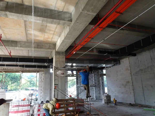 Kuala Lumpur Malaysia May 2018 Electrical Conduit Cable Tray Air — ストック写真