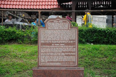 KUALA LUMPUR, Malezya - 30 Kasım 2015 Malezya Ulusal Müzesi. Resmi olarak 31 Ağustos 1963 'te halka açıldı.. 