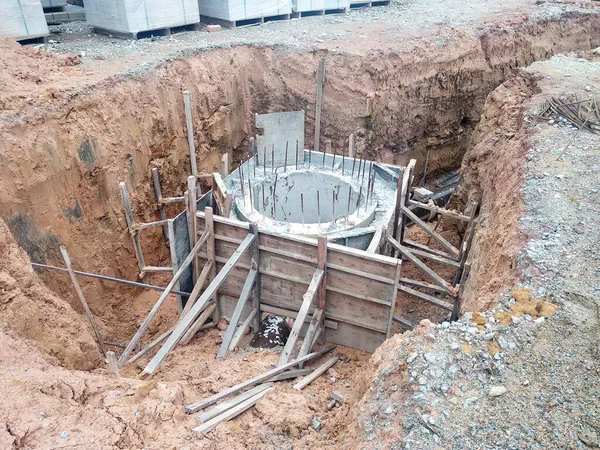Seremban Malaysia Március 2020 Utility Service Akna Építés Alatt Építési — Stock Fotó