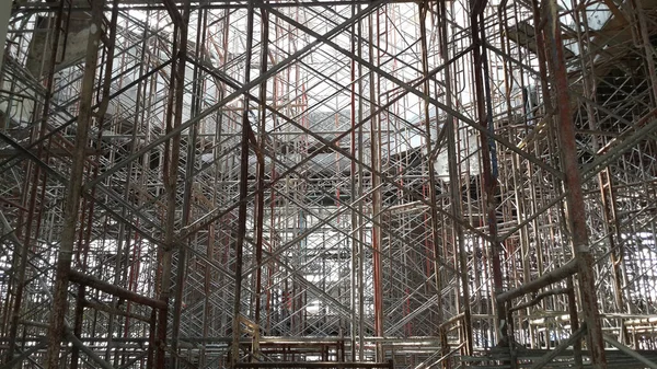 Johor Malaysia Ιουνιου 2016 Scaffolding Χρησιμοποιείται Προσωρινή Δομή Για Την — Φωτογραφία Αρχείου