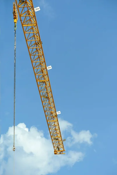 Perak Malaysia February 2016 Tower Crane Used Lift Heavy Load — Stock Photo, Image