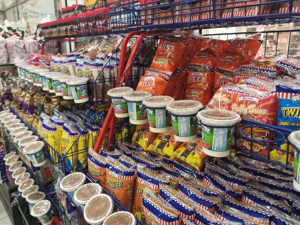 Seremban Malaysia June 2020 Diferentes Tipos Pão Embalagens Comerciais São — Fotografia de Stock