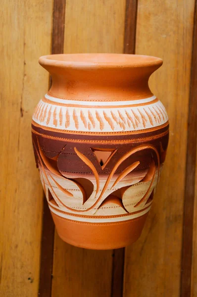 Traditional Malay water storage containers or Labu Sayong It is made of clay that has been in the process with a variety of attractive colours and patterns.