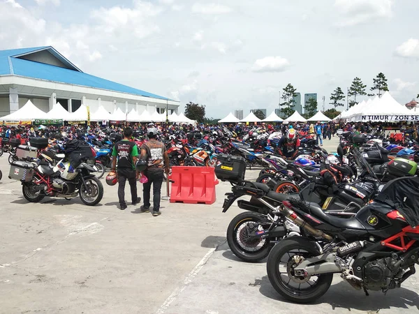 Serdang Malaysia March 2018 Thousands Motorcycles All Sizes Engine Capacities — Stock Photo, Image