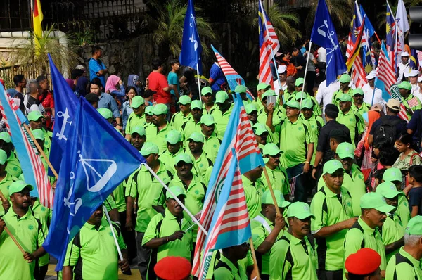 Seremban Malaysia Ağustos 2017 Malezya Bağımsızlık Günü Geçidi Sırasında Barisan — Stok fotoğraf