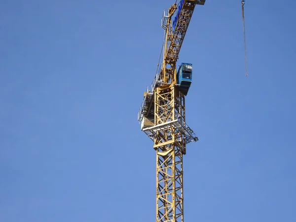 Kuala Lumpur Malaysia May 2020 Tower Crane Used Lift Heavy — Stock Photo, Image