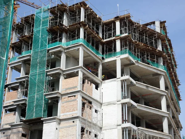 Seremban Malaysia March 2020 Steel Reinforced Concrete Structure Built Construction — Stock Photo, Image