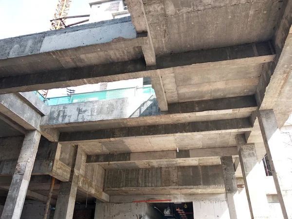 Seremban Malaysia March 2020 Steel Reinforced Concrete Structure Built Construction — стоковое фото