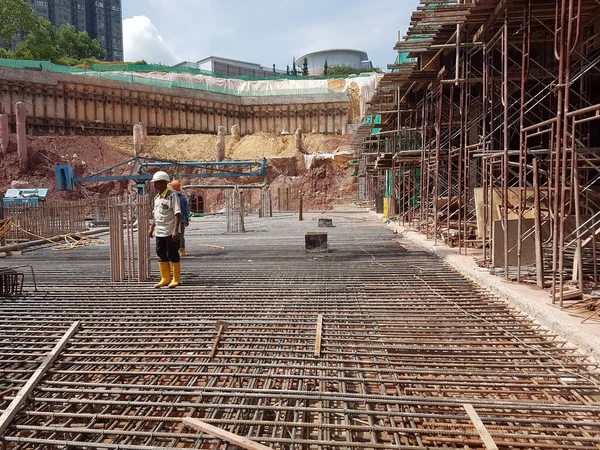 Kuala Lumpur Malaysia March 2020 Building Floor Slab Construction Construction — Stock Photo, Image