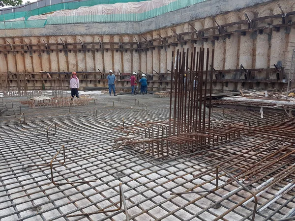 Kuala Lumpur Malaysia March 2020 Building Floor Slab Construction Construction — Stock Photo, Image