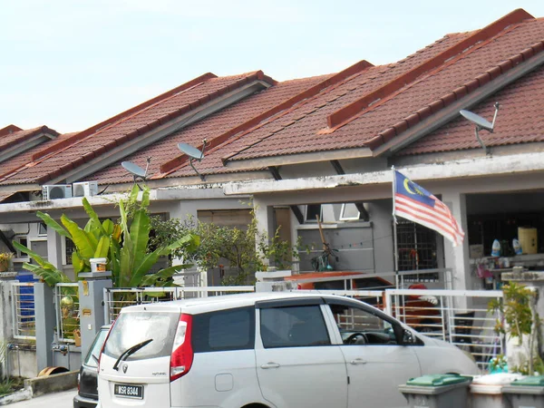 Seremban Malaysia April 2020 Rumah Teras Mewah Berlantai Dua Baru — Stok Foto