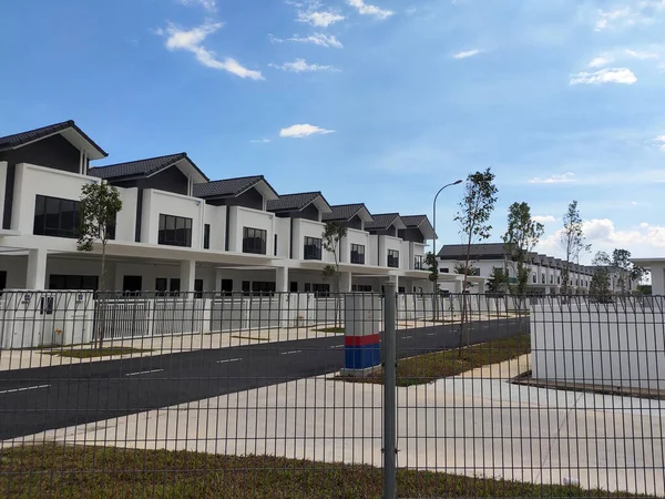 Seremban Malasia Abril 2020 Nueva Casa Con Terraza Lujo Dos — Foto de Stock