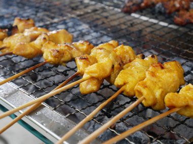 KUALA LUMPUR, MALAYSIA - 17 AĞUSTOS, 2018 Malezya 'nın ünlü geleneksel yemeği, 