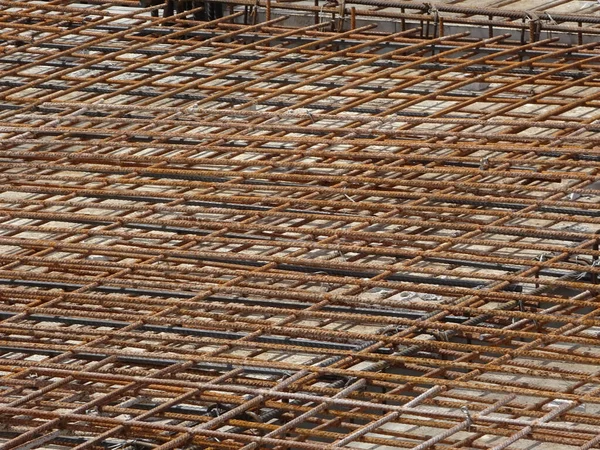 Selangor Malaysia January 2017 Slab Steel Reinforcement Bar Laid Top — Stock Photo, Image