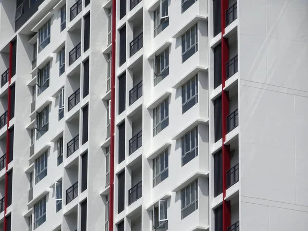 Kuala Lumpur Malasia Julio 2017 Edificio Apartamentos Gran Altura Con — Foto de Stock