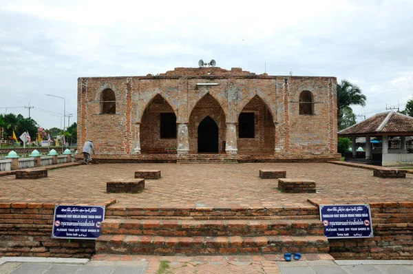 Pattani Thailand Juli 2014 Historiska Kru Moskén Som Gjord Tegel — Stockfoto