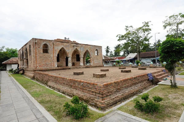 Pattani Thailand July 2014 Mesquita Histórica Kru Feita Tijolos Com — Fotografia de Stock