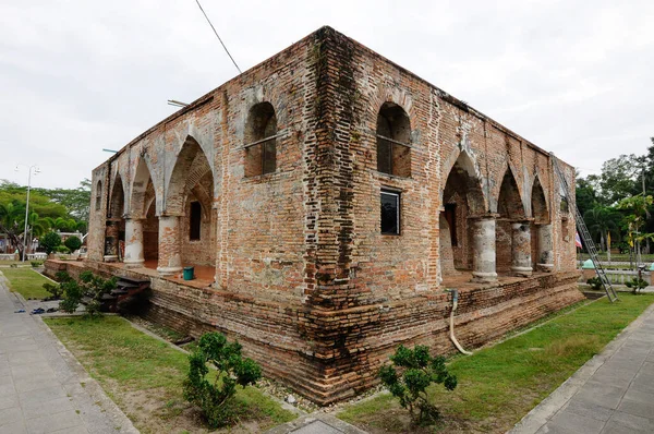 Pattani Thailand July 2014 Mesquita Histórica Kru Feita Tijolos Com — Fotografia de Stock