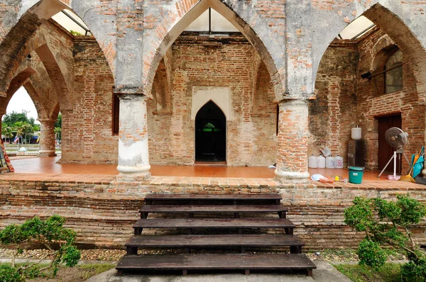 Pattani Thailand Června 2014 Historická Mešita Kru Která Vyrobena Cihel — Stock fotografie