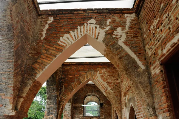 Pattani Thailand July 2019 Historic Kru Mosque Which Made Bricks — стоковое фото