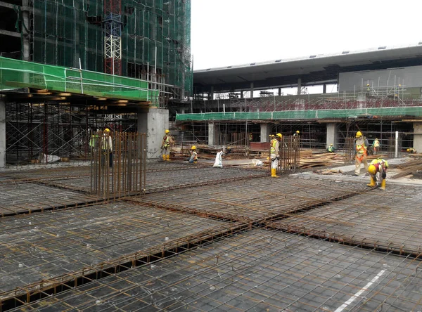 Serdang Malaysia June 2016 Construção Andamento Serdang Malásia Durante Dia — Fotografia de Stock