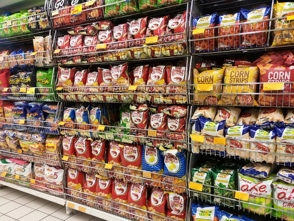Kuala Lumpur Malaysia June 2020 Variedade Biscoitos Embalagens Boas Interessantes — Fotografia de Stock