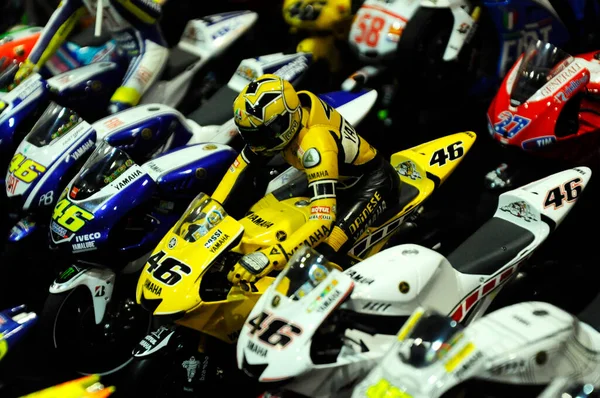Kuala Lumpur Malaysia July 2016 Miniature Sport Motorcycle Models Set — Stock Photo, Image