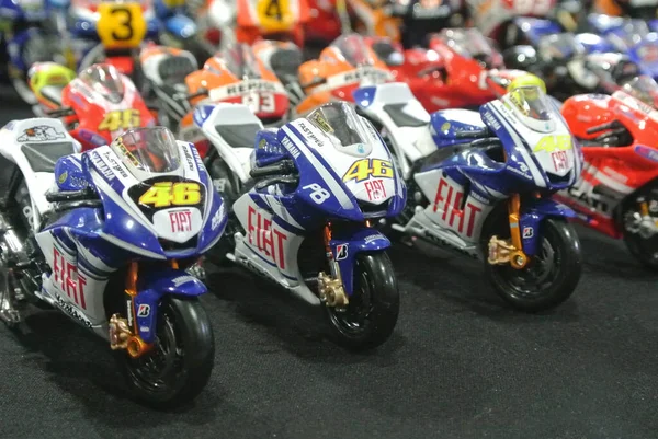 Kuala Lumpur Malaysia July 2016 Miniature Sport Motorcycle Models Set — 图库照片