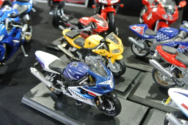 Kuala Lumpur Malaysia Juli 2016 Miniatuur Van Sport Motorfiets Modellen — Stockfoto