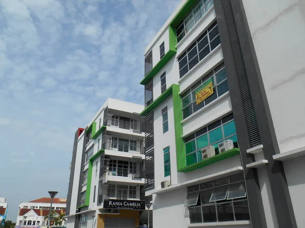 Cyberjaya Malaysia Сентября 2017 Terrace Shop Lots Facade Архитектор Представил — стоковое фото