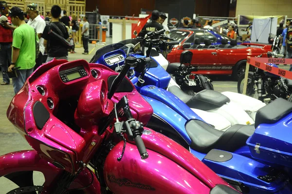 Kuala Lumpur Malaysia Maio 2016 Personalizado Harley Davidson Motocicleta Exposição — Fotografia de Stock