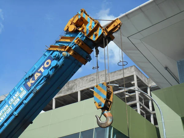 Kuala Lumpur Malaysia June 2016 Mobile Crane Heavy Duty Boom — 图库照片