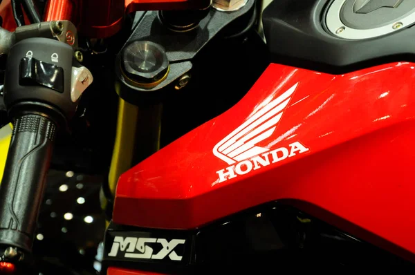 Serdang Malaisie Juillet 2017 Logos Honda Sur Carrosserie Moto Honda — Photo