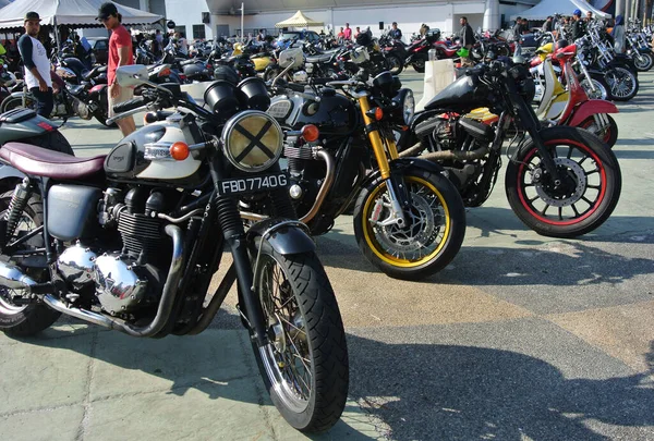 Kuala Lumpur Malaysia July 2017 Group Big Bike Superbike Parking — Stock Photo, Image