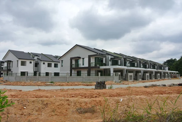 Seremban Malasia Abril 2020 Nueva Casa Con Terraza Lujo Dos — Foto de Stock