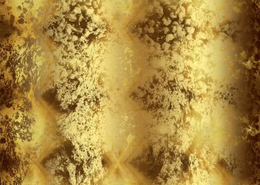 Sanat eserleri için altın folyo kağıt desen arka planı - İllüstrasyon 