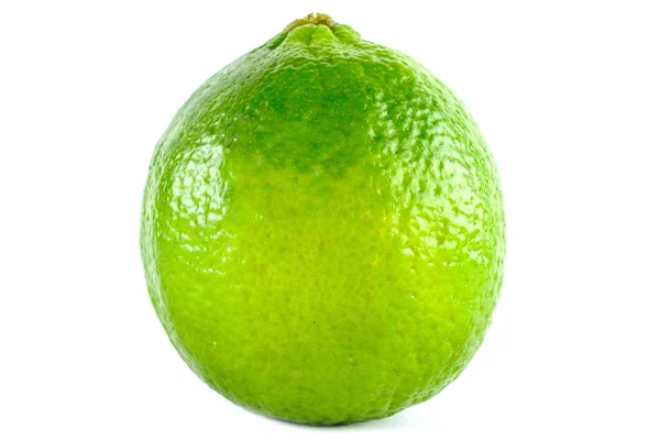 Limão suculento isolado em branco, com caminho de recorte — Fotografia de Stock