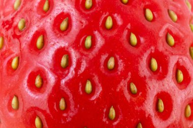 Çilek makro doku, arka plan