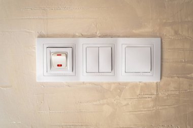 Banyo, kazan, elektrik için tuşları.