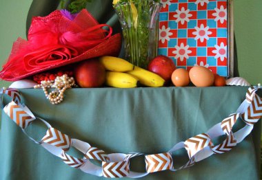 Meksika 'da geleneksel bir ölü sunak günü.