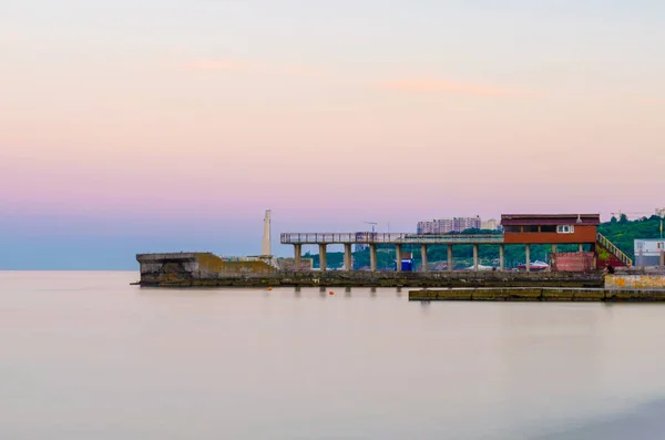 Paisaje Marino Durante Puesta Del Sol Odesa Ucrania —  Fotos de Stock