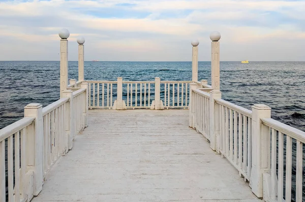Морской Пейзаж Закате Одессе — стоковое фото