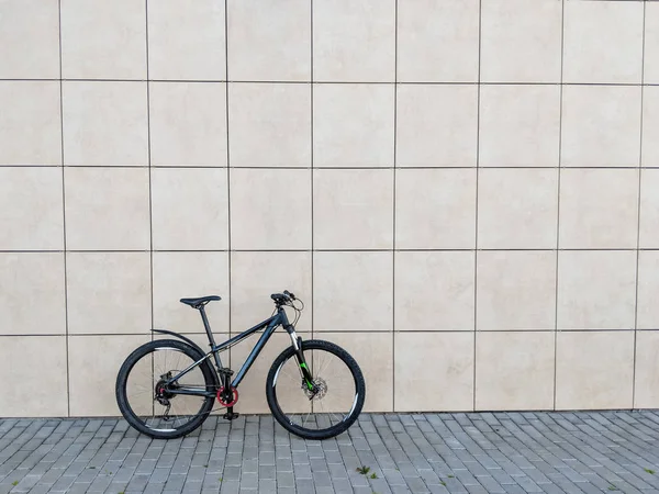 MTB bicycle on the trail in the summer season