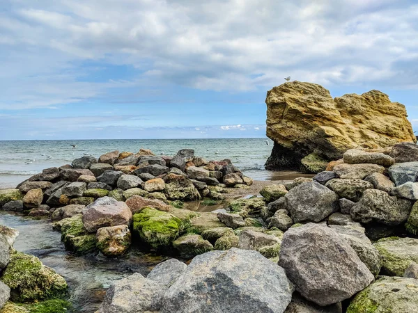 Kleine Kreek Zee Tijdens Het Herfst Seizoen — Stockfoto